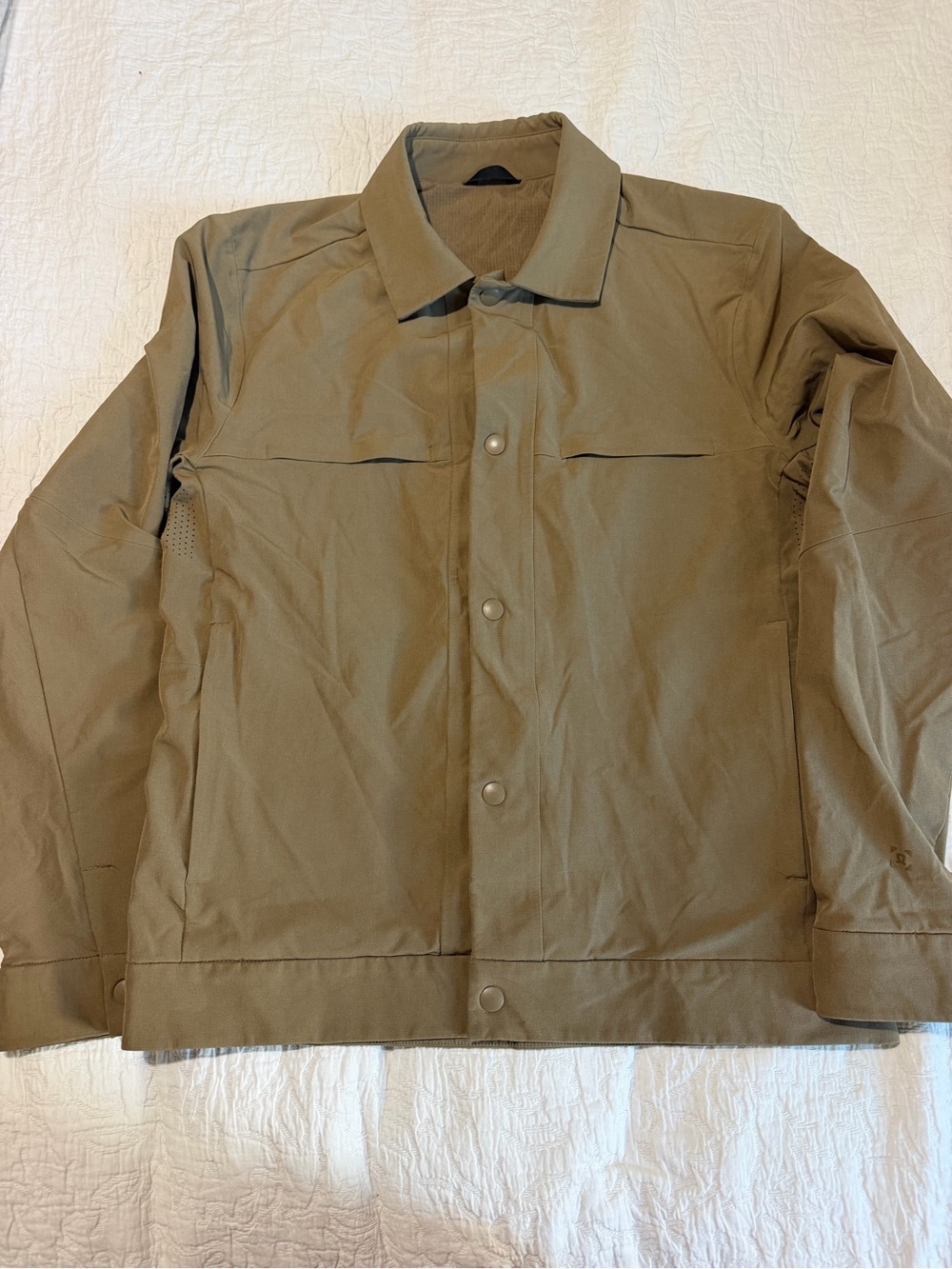 Lululemon Cargo Jacket Tan Khaki Utility NWOT